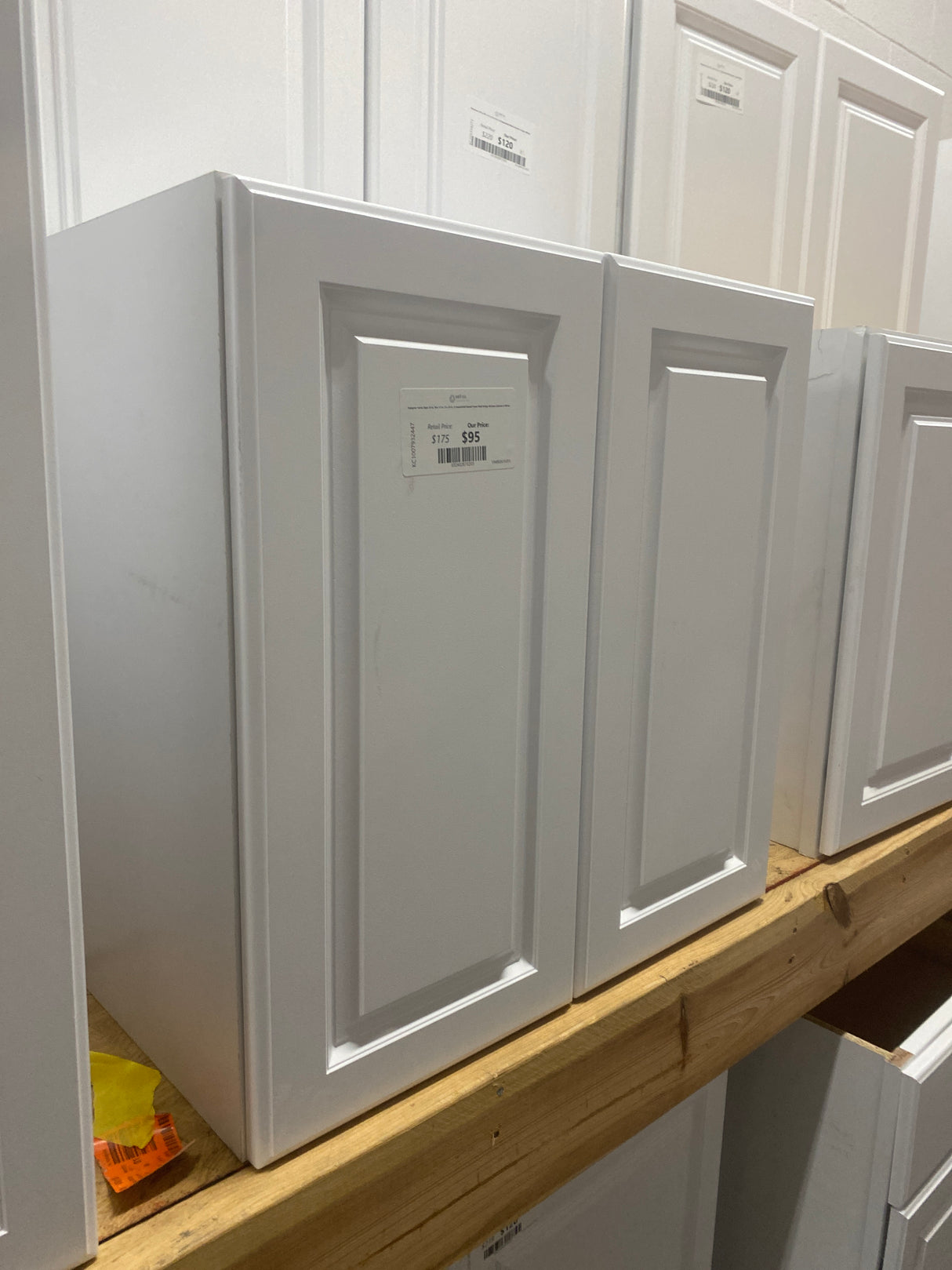 Designer Series Elgin 24 in. W x 12 in. D x 24 in. H Assembled Raised Panel Wall Bridge Kitchen Cabinet in White