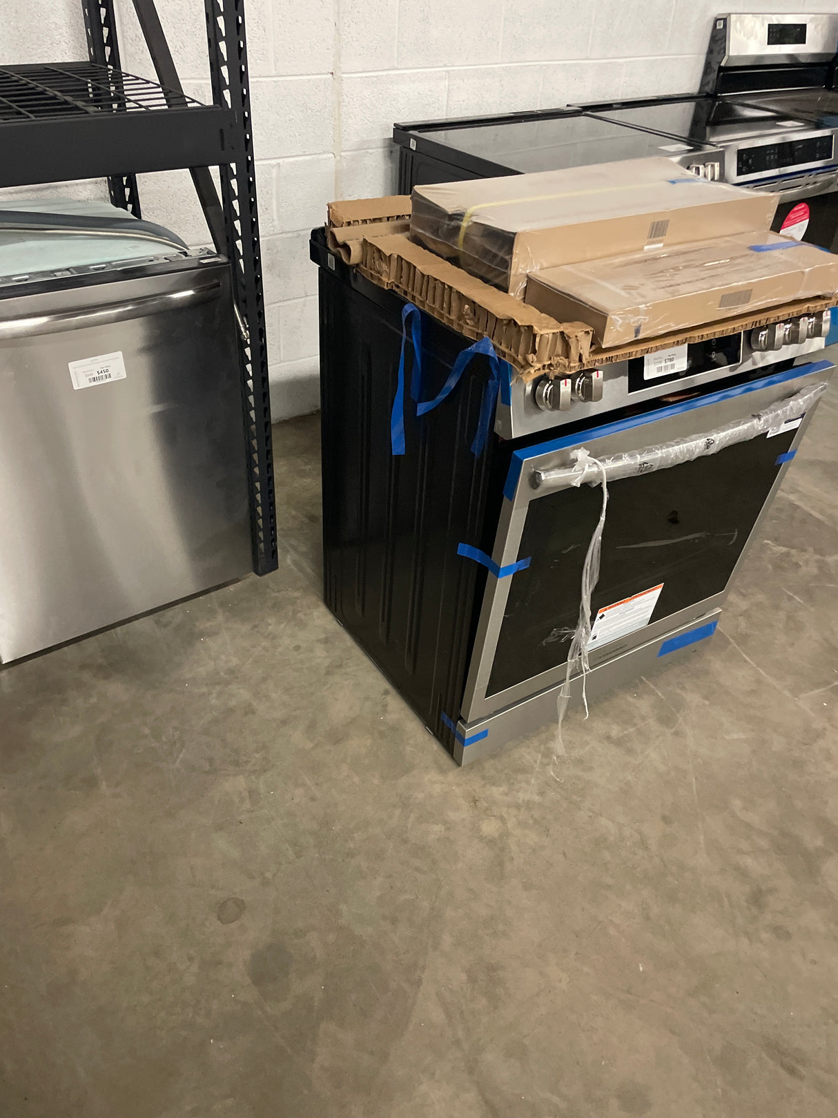 Gallery 30 in. 6 cu. ft. 5 Burner Slide-In Gas Range with Total Convection and Air Fry, Smudge Proof Stainless Steel