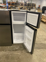 4.5 cu. ft. 2-Door Mini Refrigerator in Platinum Steel with Freezer