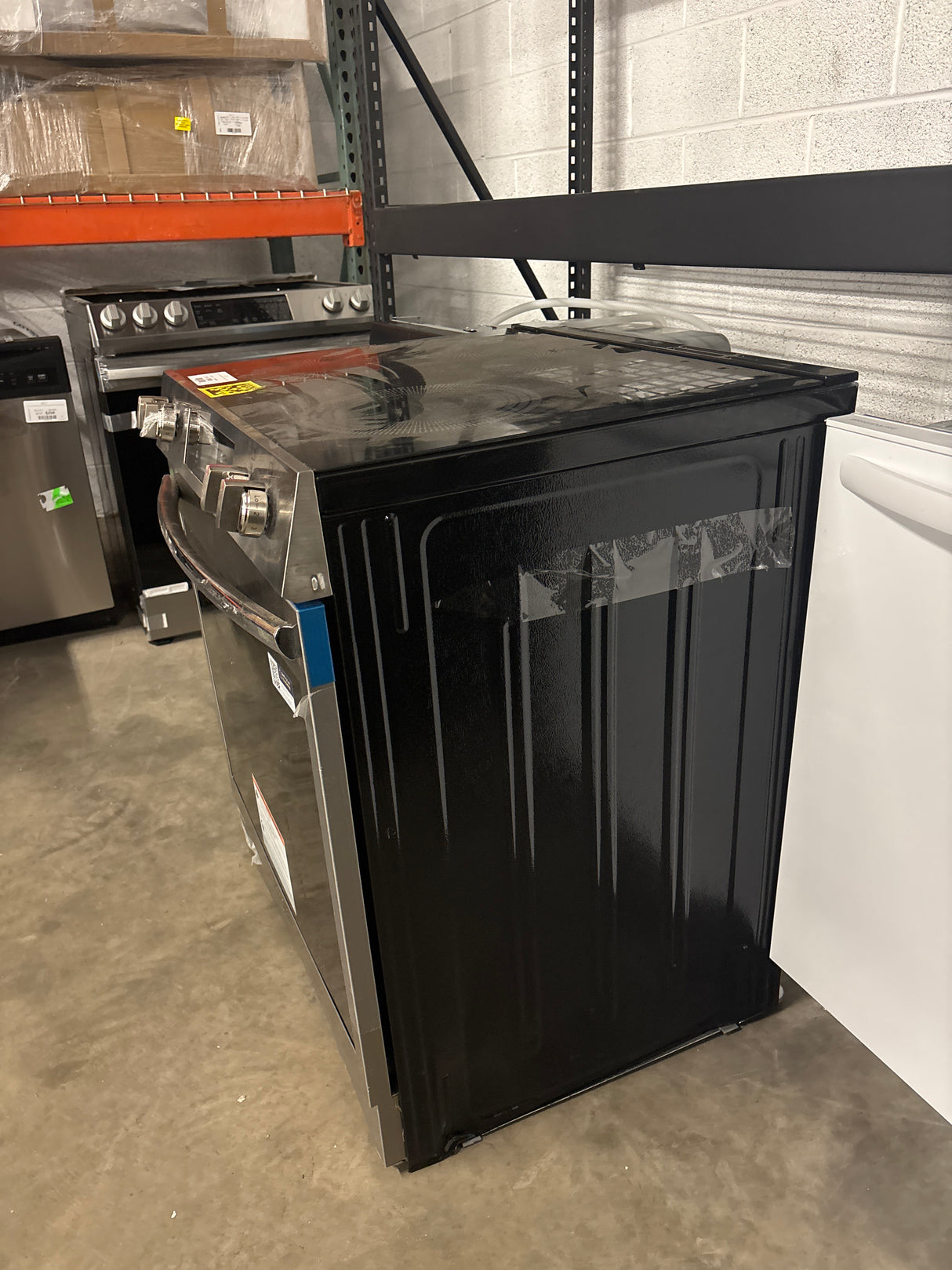 Gallery 30 in. 6.2 cu.ft. 5 Burner Element Slide-In Electric Range w/ Total Convection & Air Fry, SmudgeProof Stainless