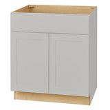 Avondale Shaker Dove Gray Ready to Assemble Plywood 30 in Sink Base Cabinet (30 in W x 34.5 in H x 24 in D)