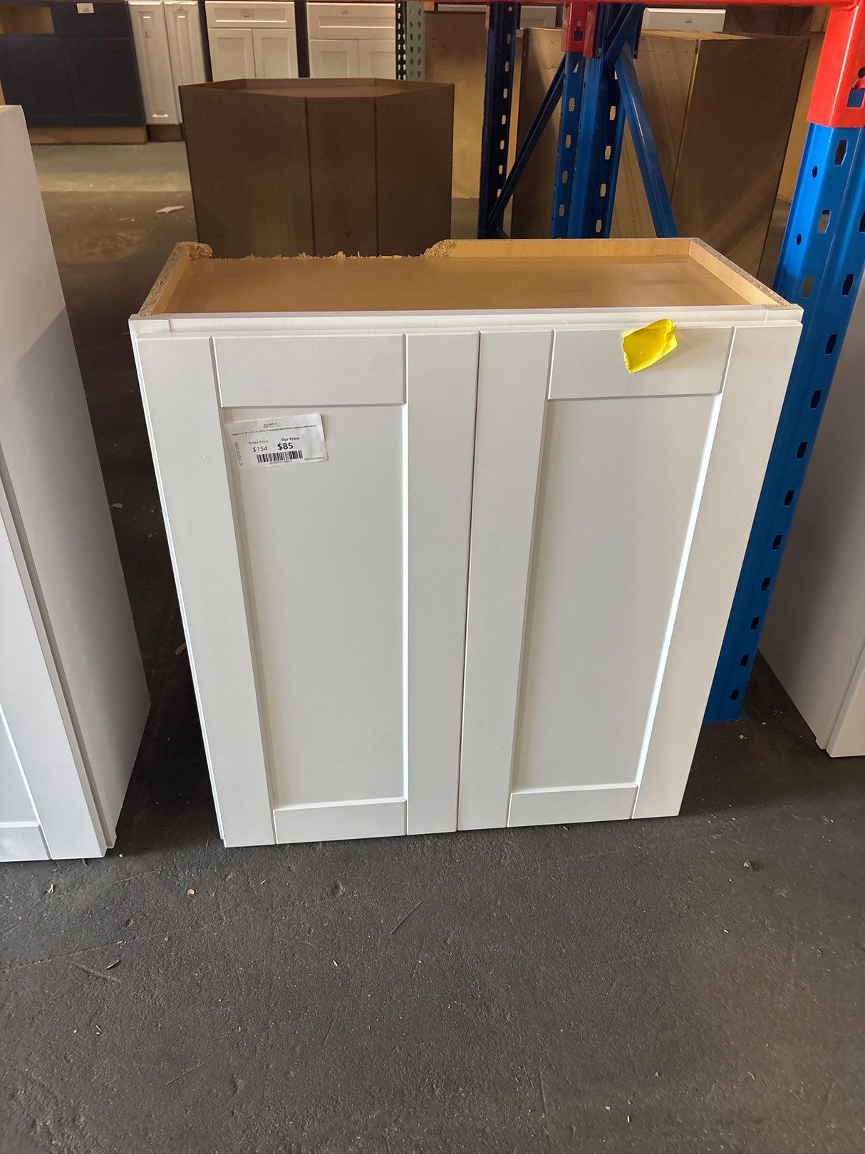Shaker 27 in. W x 12 in. D x 30 in. H Assembled Wall Kitchen Cabinet in Satin White