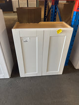 Shaker 27 in. W x 12 in. D x 30 in. H Assembled Wall Kitchen Cabinet in Satin White