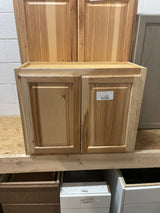 Hampton 33 in. W x 12 in. D x 36 in. H Assembled Wall Cabinet in Natural Hickory