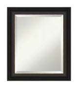 Medium Rectangle Trio Oil Rubbed Bronze Beveled Glass Casual Mirror (24.5 in. H x 20.5 in. W)