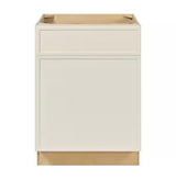 Leyton 24 in. W x 24 in. D x 34.5 in. H Ready to Assemble Plywood Slim Shaker Base Kitchen Cabinet in Antique White
