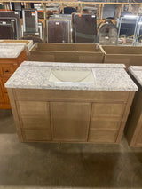 Winsome 48 in. Bath Vanity Cabinet with Cultured Marble Top in Sand