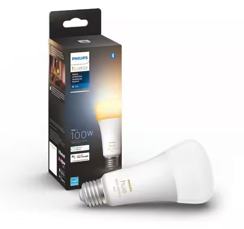 100-Watt Equivalent A21 Smart LED Tunable White Light Bulb with Bluetooth (1-Pack)