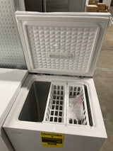 5.0 cu. ft. Manual Defrost Chest Freezer with LED Light in White Garage Ready