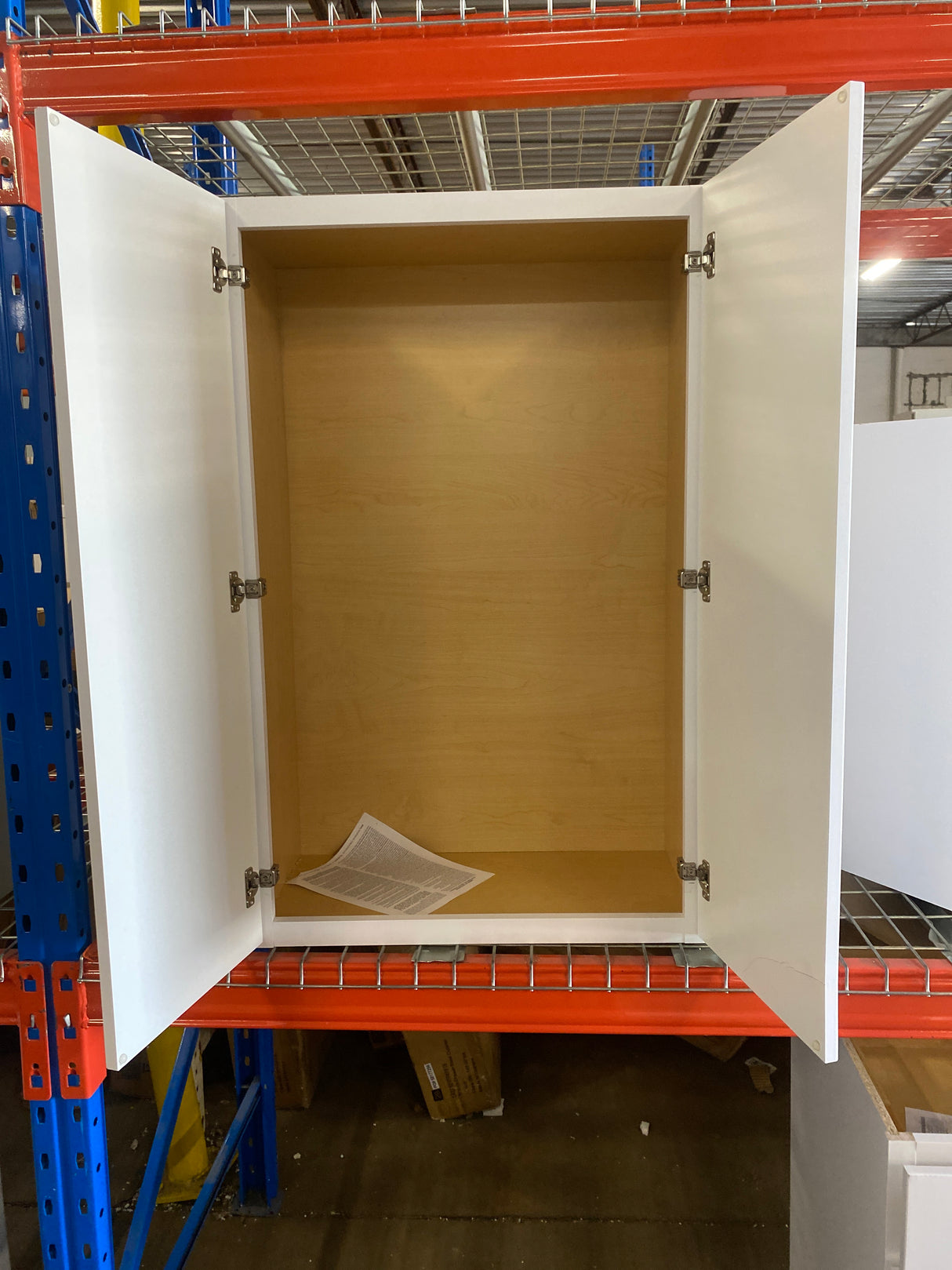 Shaker 27 in. W x 12 in. D x 42 in. H Assembled Wall Cabinet in Satin White