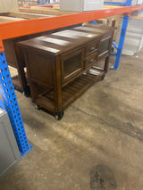 Classical Wooden Kitchen Cart in Brown