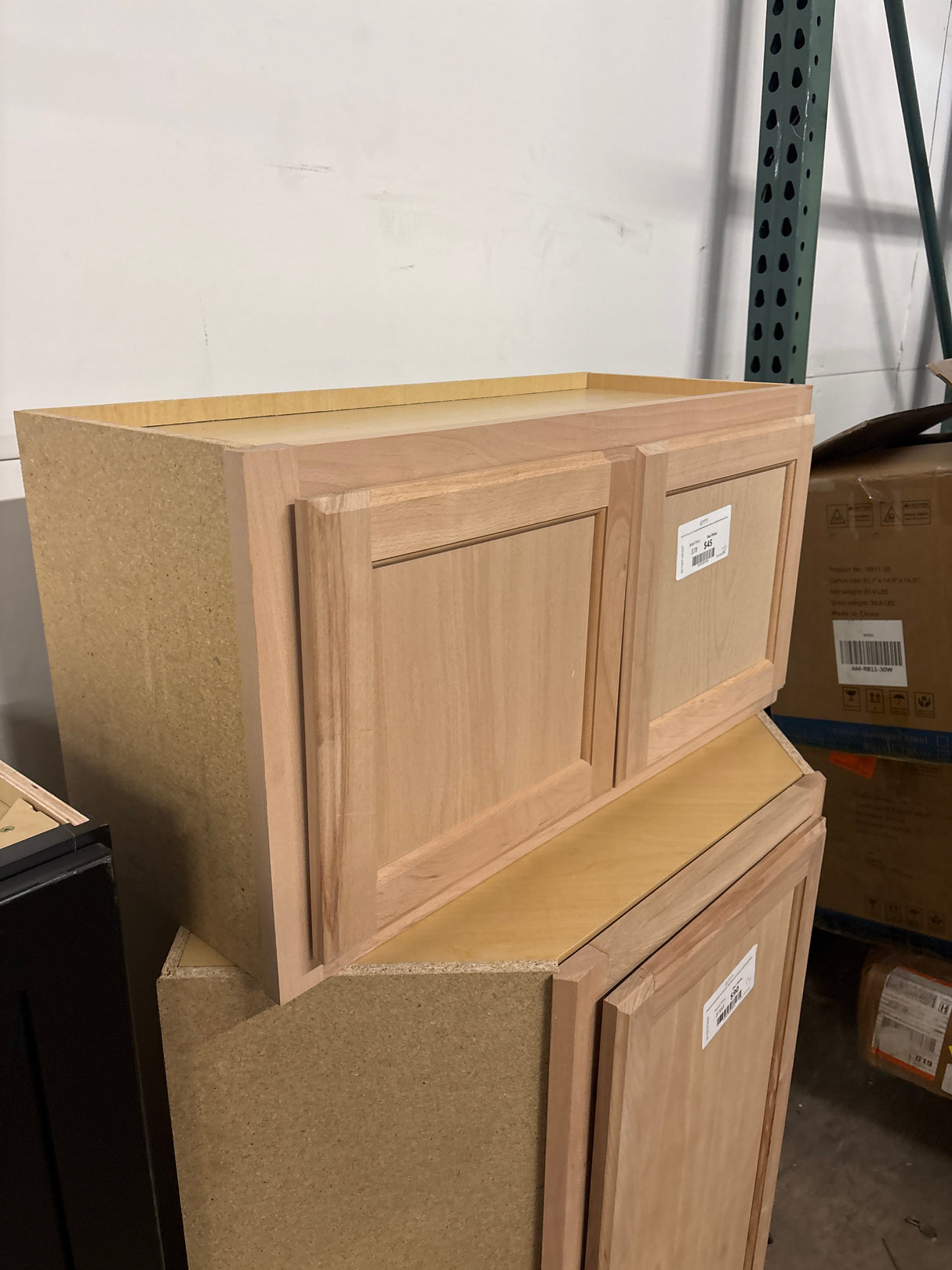 30 in. W x 12 in. D x 15 in. H Assembled Wall Bridge Kitchen Cabinet in Unfinished with Recessed Panel