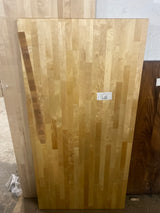 5 ft. L x 30 in. D Finished Engineered Birch Butcher Block Desktop Countertop