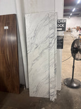 6 ft. L x 25 in. D Engineered Composite Countertop in Calcutta Blanc with Satin Finish