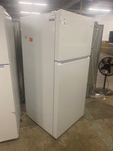 18 cu. ft. Top Freezer Refrigerator in White with ENERGY STAR Garage Ready
