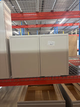 Leyton 33 in. W x 24 in. D x 24 in. H Ready to Assemble Plywood Slim Shaker Wall Bridge Kitchen Cabinet in Antique White