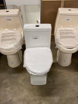 Sublime II 10 in. Rough-in 1-piece 1.1/1.6 GPF Dual Flush Elongated Toilet in Glossy White, Seat Included