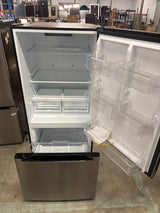 18.7 cu. ft. Bottom Freezer Refrigerator in Stainless Steel