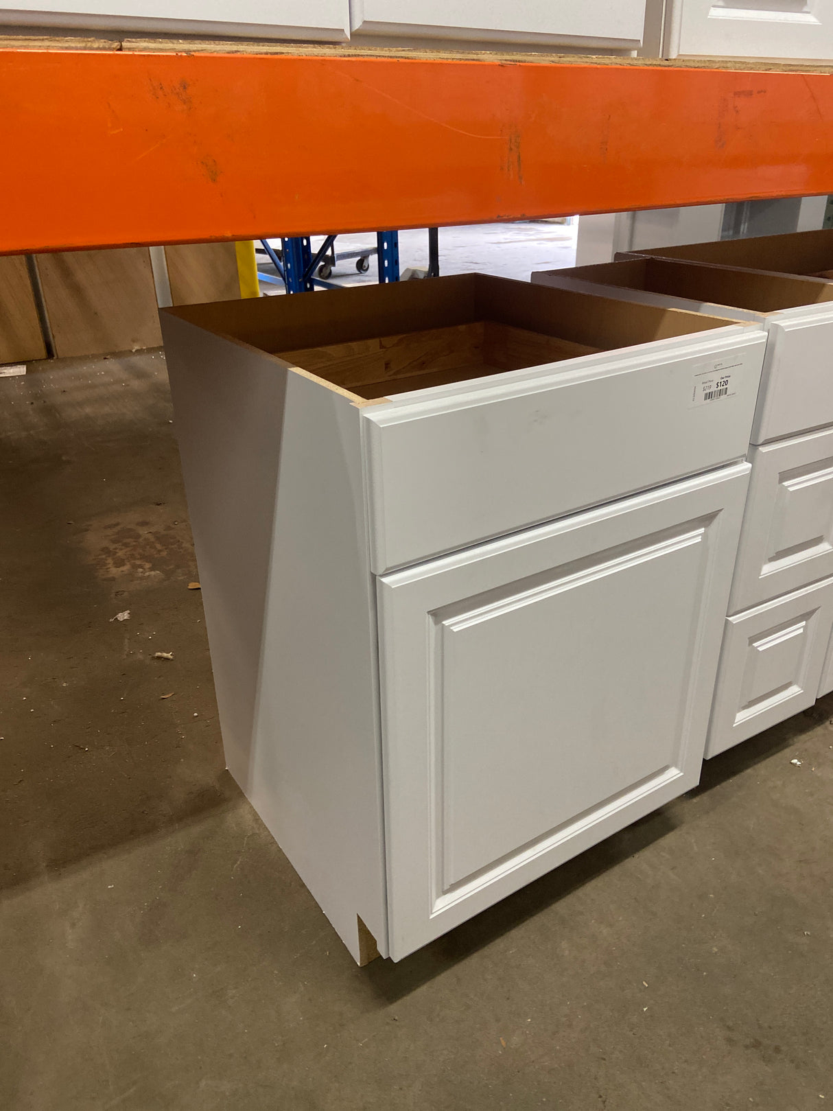 Hampton 24 in. W x 24 in. D x 34.5 in. H Assembled Base Kitchen Cabinet in Satin White with Drawer Glides