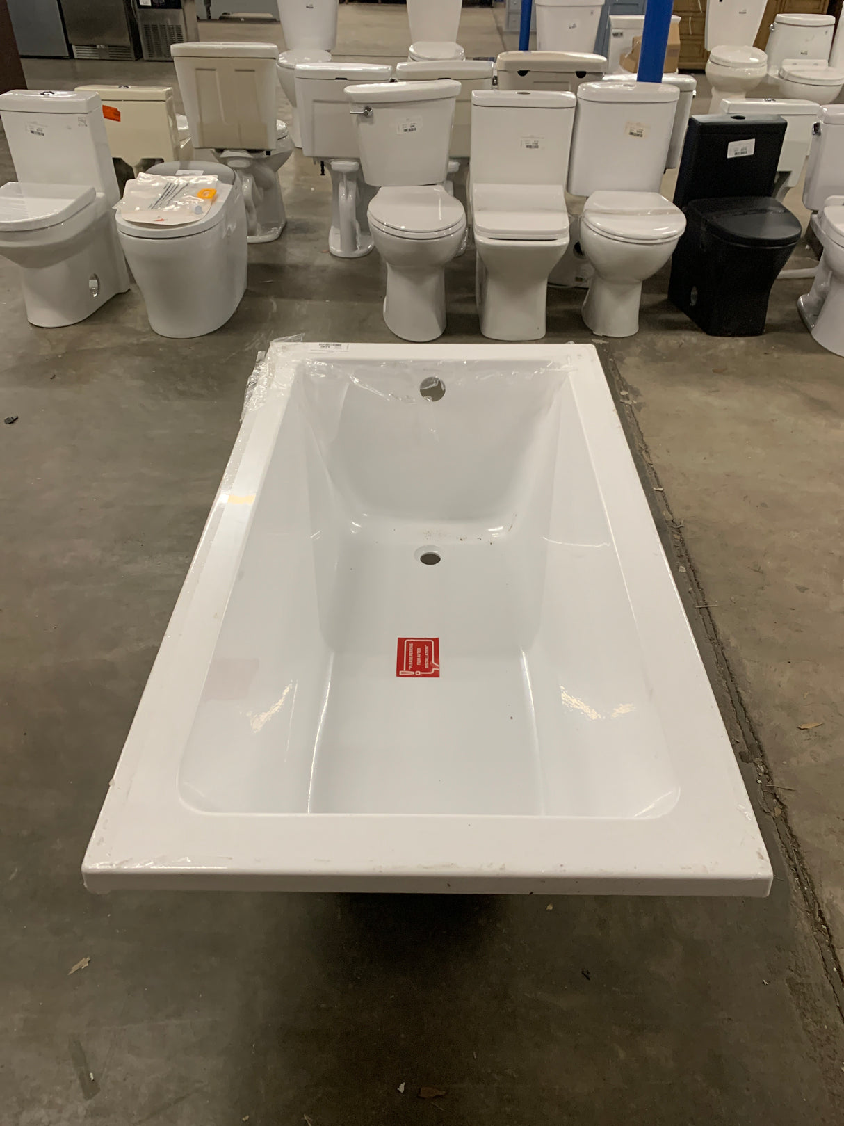 Voltaire 54" x 30" Reversible Drain Drop-In Bathtub