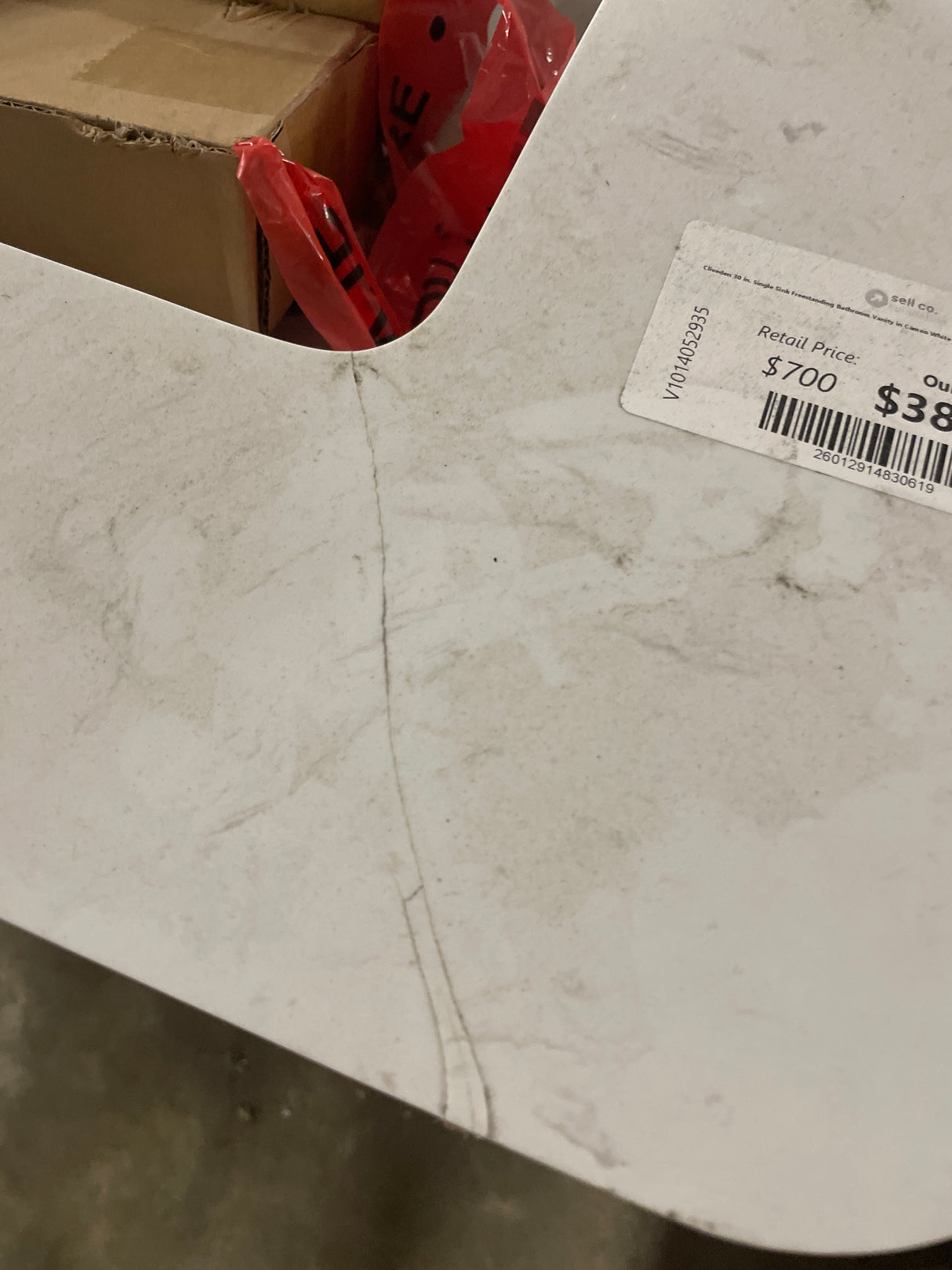 Cliveden 30 in. Single Sink Freestanding Bathroom Vanity in Cameo White with Volakas Engineered Stone Top (Assembled)