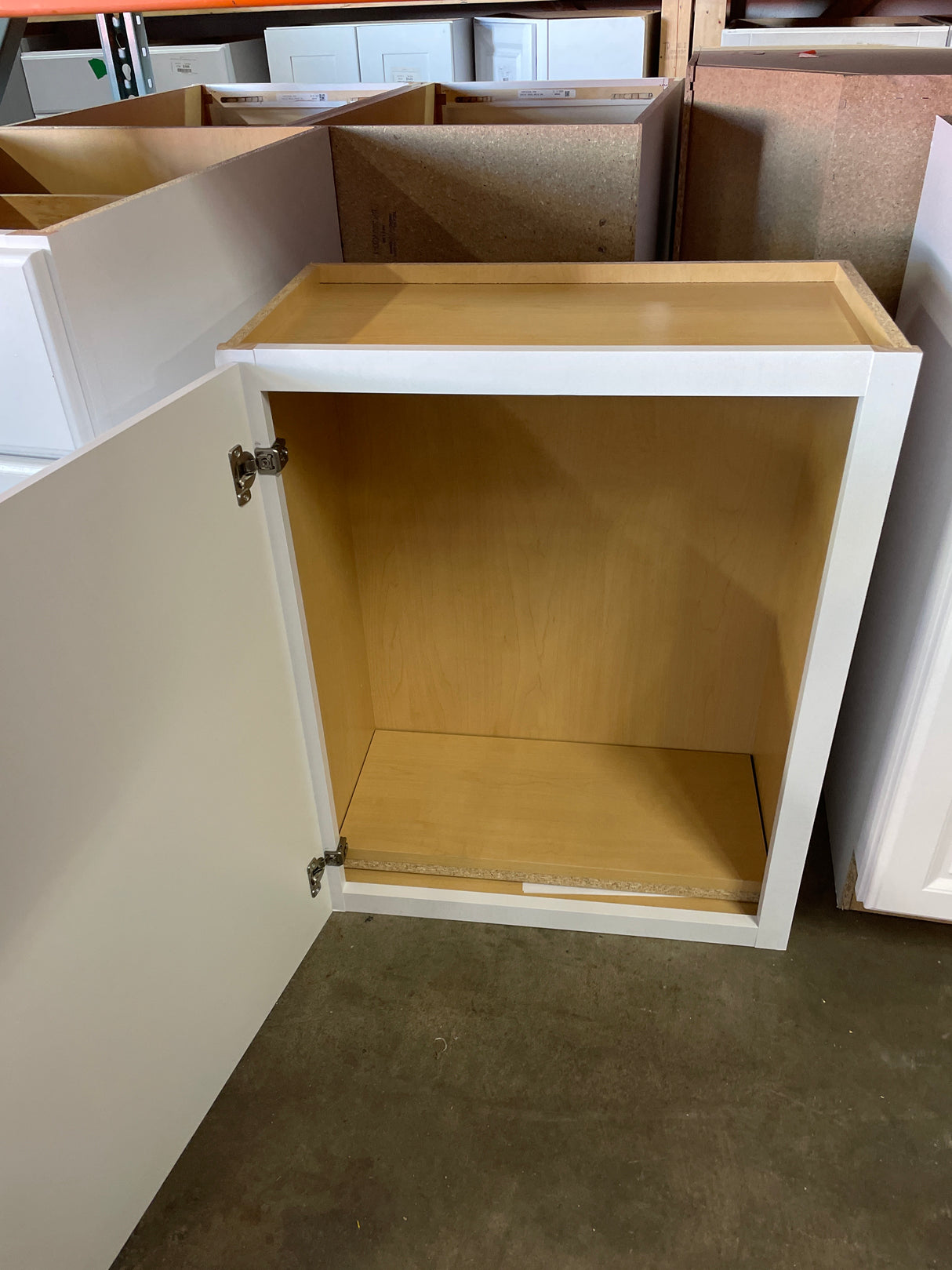 Hampton 24 in. W x 12 in. D x 30 in. H Assembled Wall Cabinet in Satin White