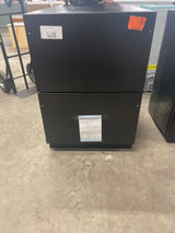 23.42 in. 215-Can 2-Drawer Single Zone Beverage Cooler with Dual Swivel Casters Outdoor Refrigerator 4.9 cu.ft. in Black