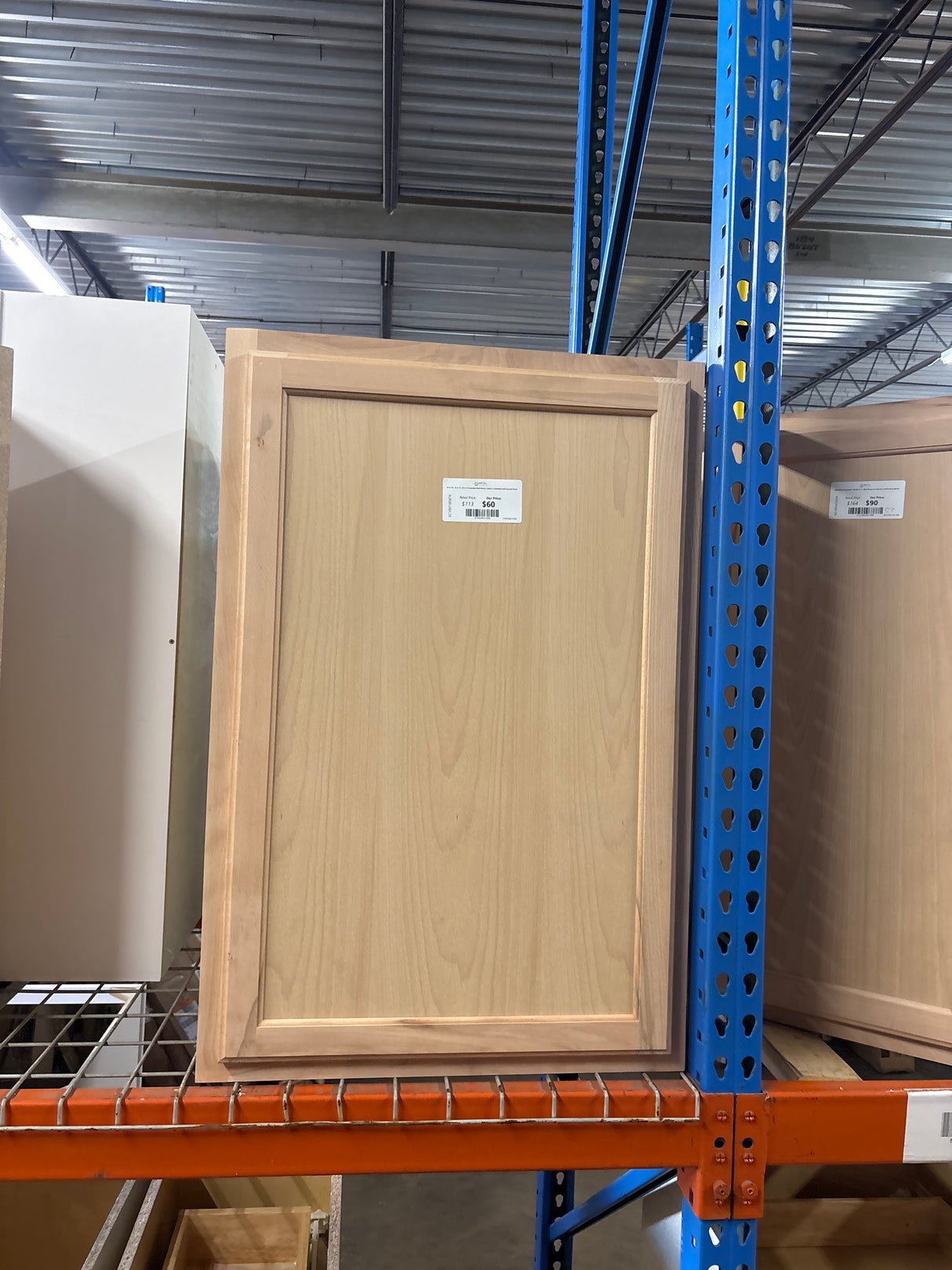24 in. W x 12 in. D x 36 in. H Assembled Wall Kitchen Cabinet in Unfinished with Recessed Panel
