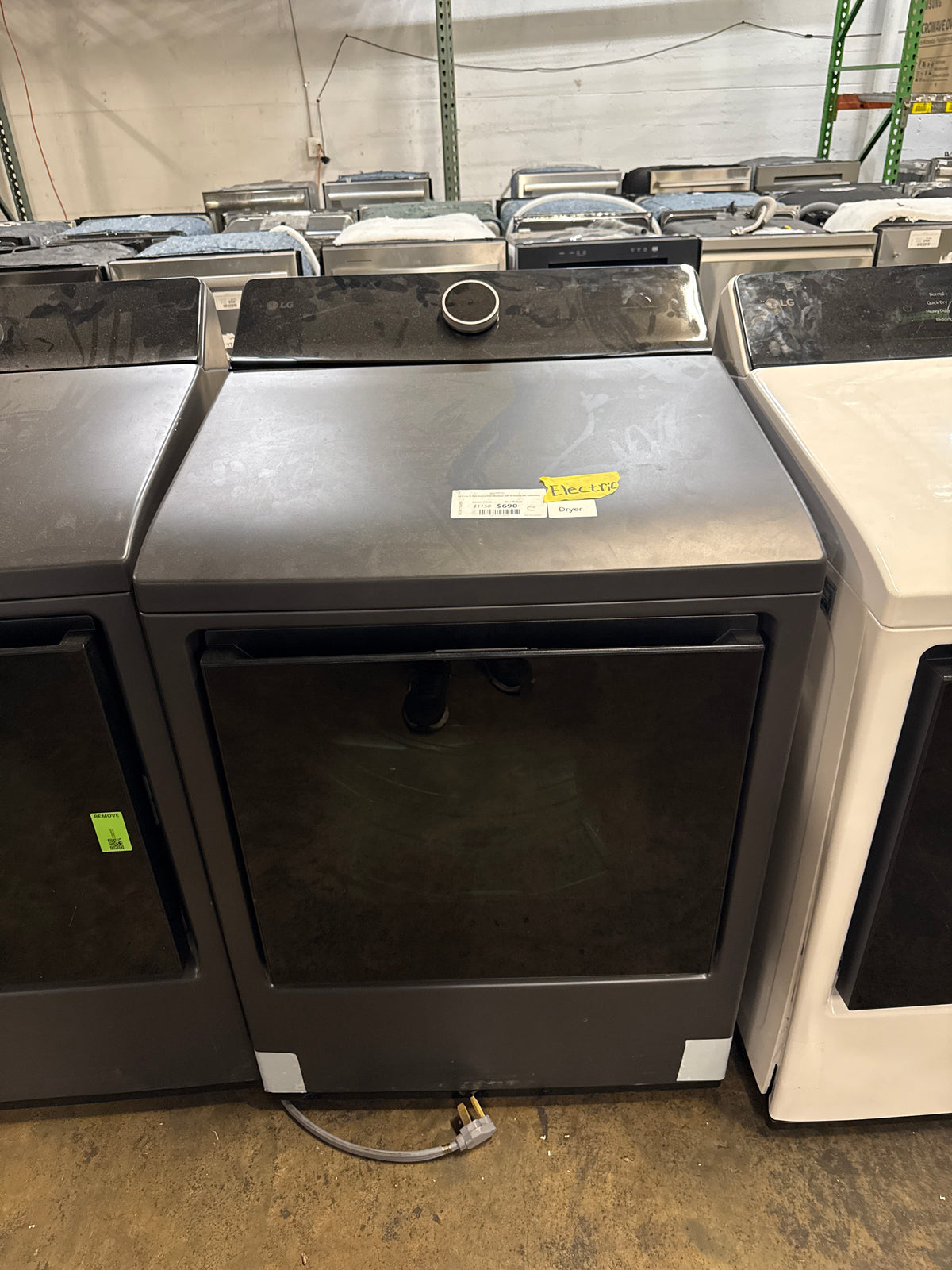 LG 7.3 cu. ft. Rear Control ELECTRIC Dryer with AI Sensing and TurboSteam