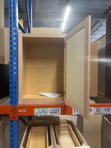 Recessed Panel 21 in. W x 12 in. D x 30 in. H Assembled Wall Kitchen Cabinet in Unfinished