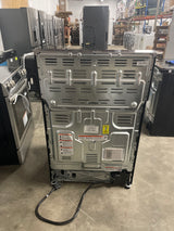 30 in. 5 Burner Element Freestanding Electric Range in Stainless Steel with EvenTemp and Steam Clean