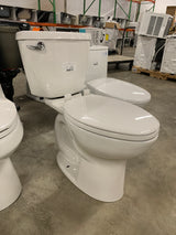 Cadet 3 FloWise Right Height 2-Piece 1.28 GPF Single Flush Elongated Toilet in White with Slow Close Seat