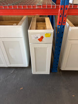 Westfield Feather White Shaker Stock Assembled Base Kitchen Cabinet (12 in. W x 23.75 in. D x 35 in. H)