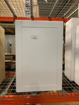 Shaker Satin White Stock Assembled Wall Kitchen Cabinet (24 in. x 36 in. x 12 in.)