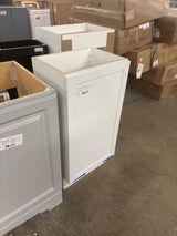 19 in. W x 18 in. D x 34 in. H Single Sink Freestanding Bath Vanity in White without Top