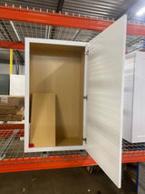 Shaker 24 in. W x 12 in. D x 42 in. H Assembled Wall Kitchen Cabinet in Satin White