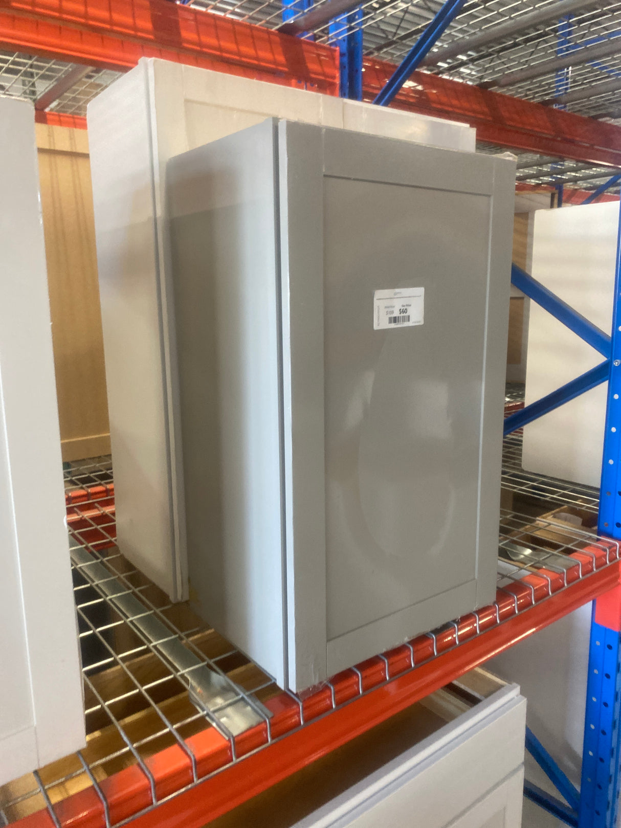 Westfield Dusk Gray Wood Shaker Stock Assembled Wall Kitchen Cabinet (18 in. W x 12 in. D)