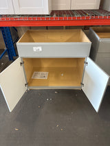 Shaker Dove Gray Stock Assembled Sink Base Kitchen Cabinet (36 in. x 34.5 in. x 24 in.)