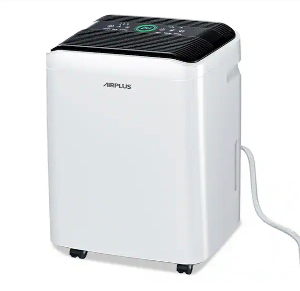 70 pt. 4,500 sq. ft. Dehumidifier in White with Drain Hose and Bucket, Auto Defrost, Low Noise, Dehumidify Efficiently