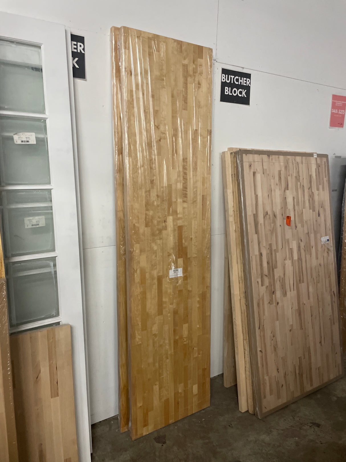 8 ft. L x 25 in. D Finished Engineered Birch Butcher Block Countertop