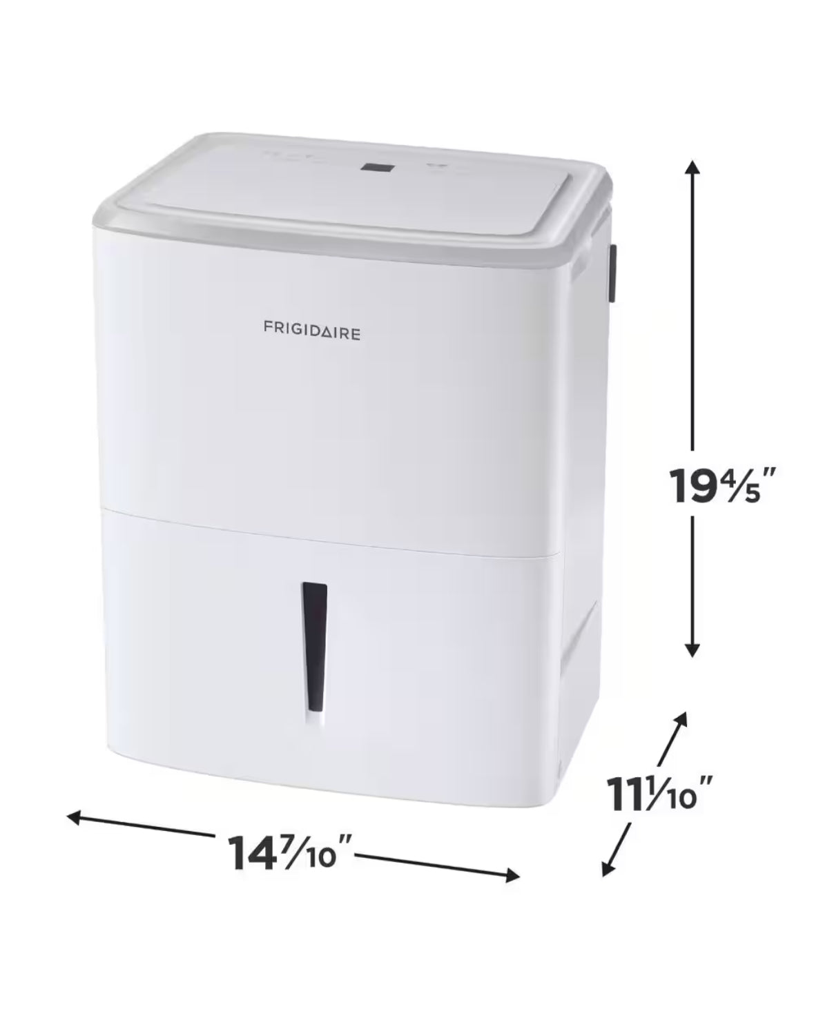 22 pt. 1500 sq. ft. Dehumidifier with Bucket in. White