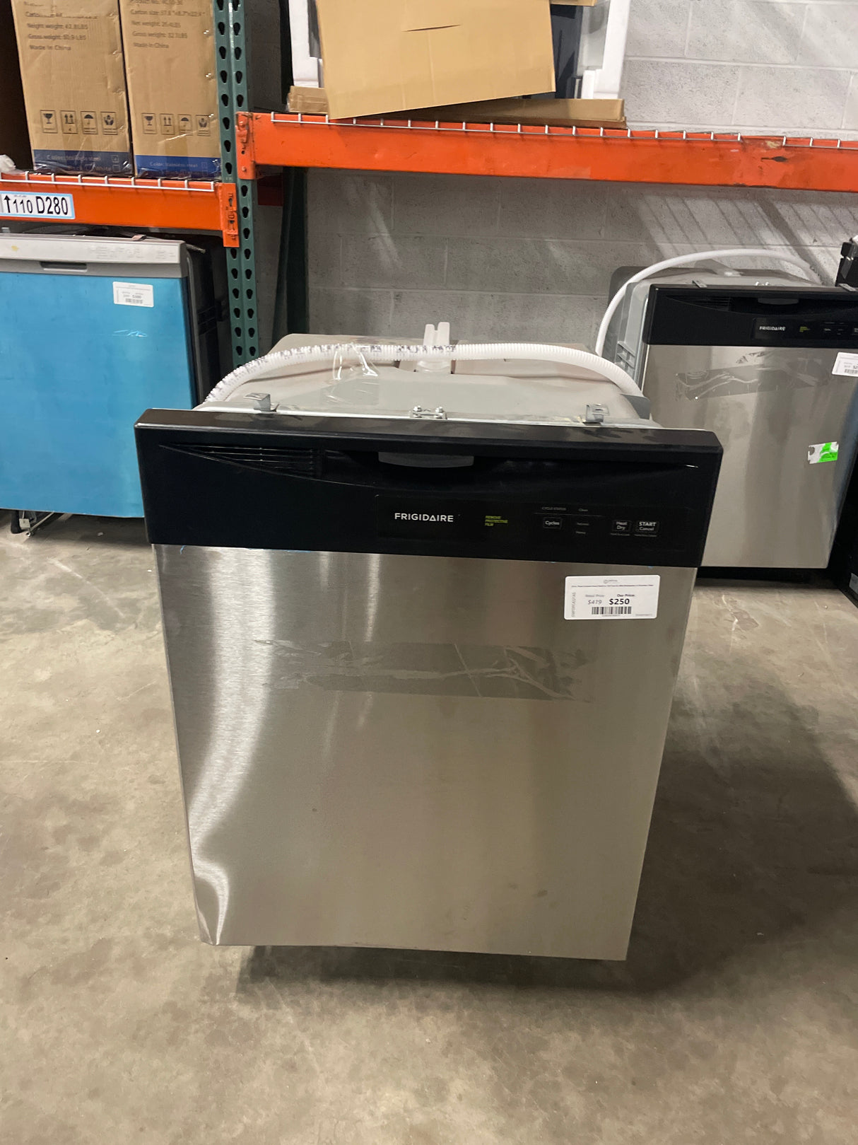 24 in. Front Control Smart Built-In Tall Tub 62 dBA Dishwasher in Stainless Steel