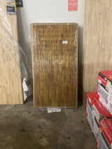 6 ft. L x 39 in. D Unfinished Birch Butcher Block Island Countertop in Mango Stain with Eased Edge