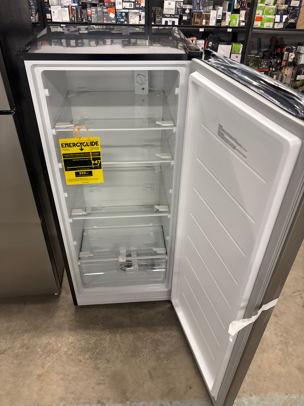 7.1 cu. ft. Manual Defrost Convertible Upright Freezer in Stainless Steel Look