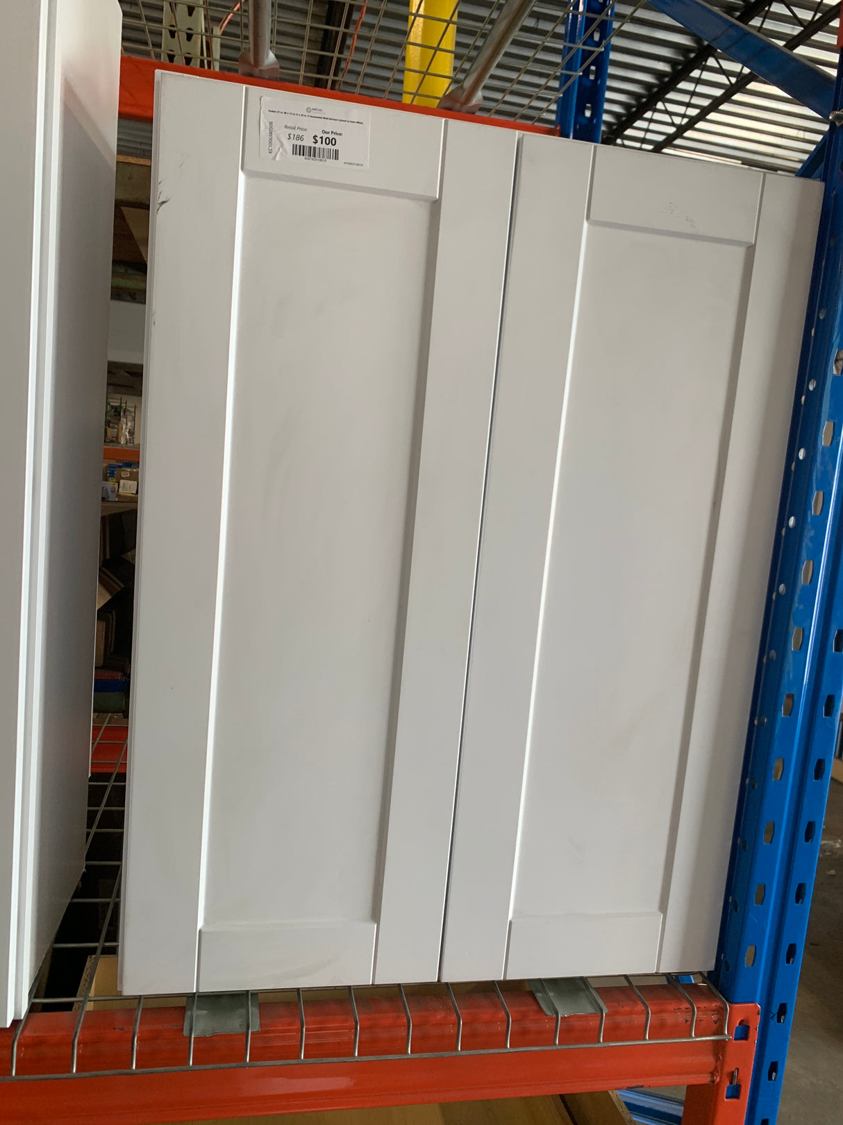 Shaker 27 in. W x 12 in. D x 36 in. H Assembled Wall Kitchen Cabinet in Satin White
