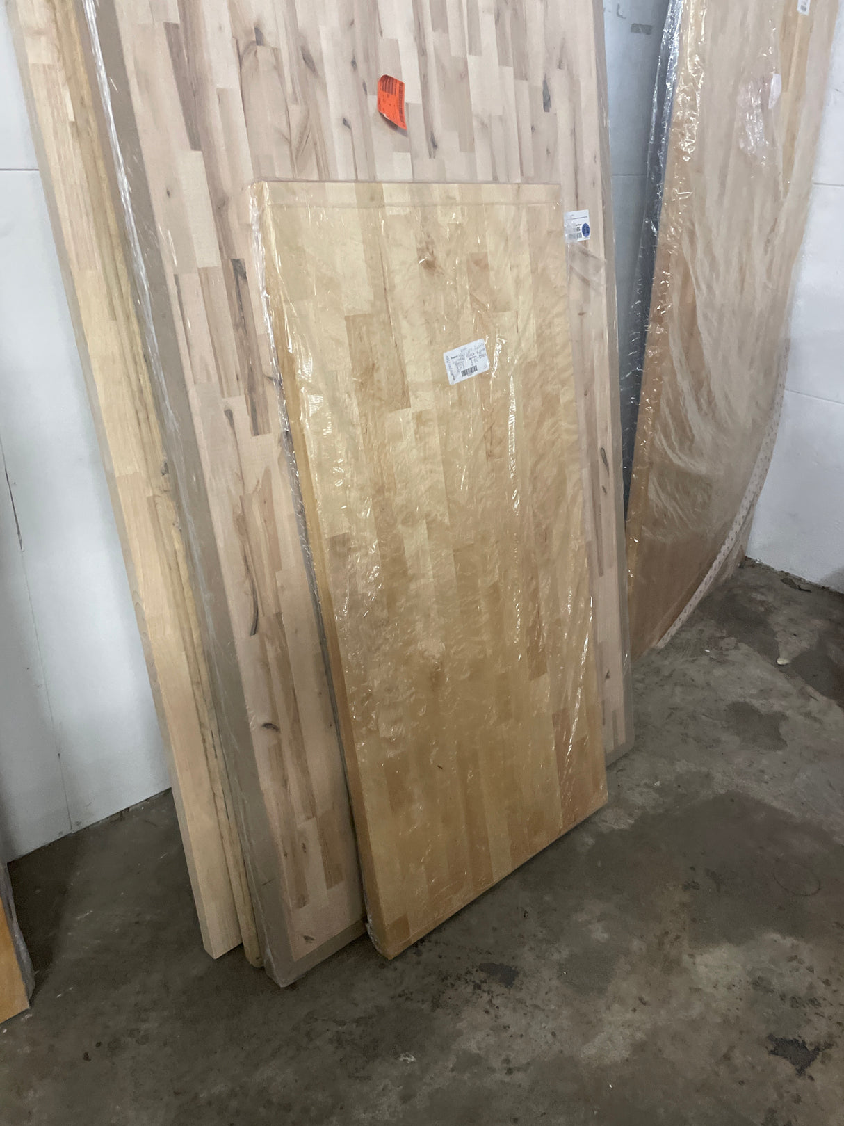 4 ft. L x 25 in. D Finished Engineered Birch Butcher Block Countertop