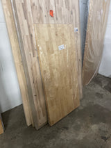 4 ft. L x 25 in. D Finished Engineered Birch Butcher Block Countertop