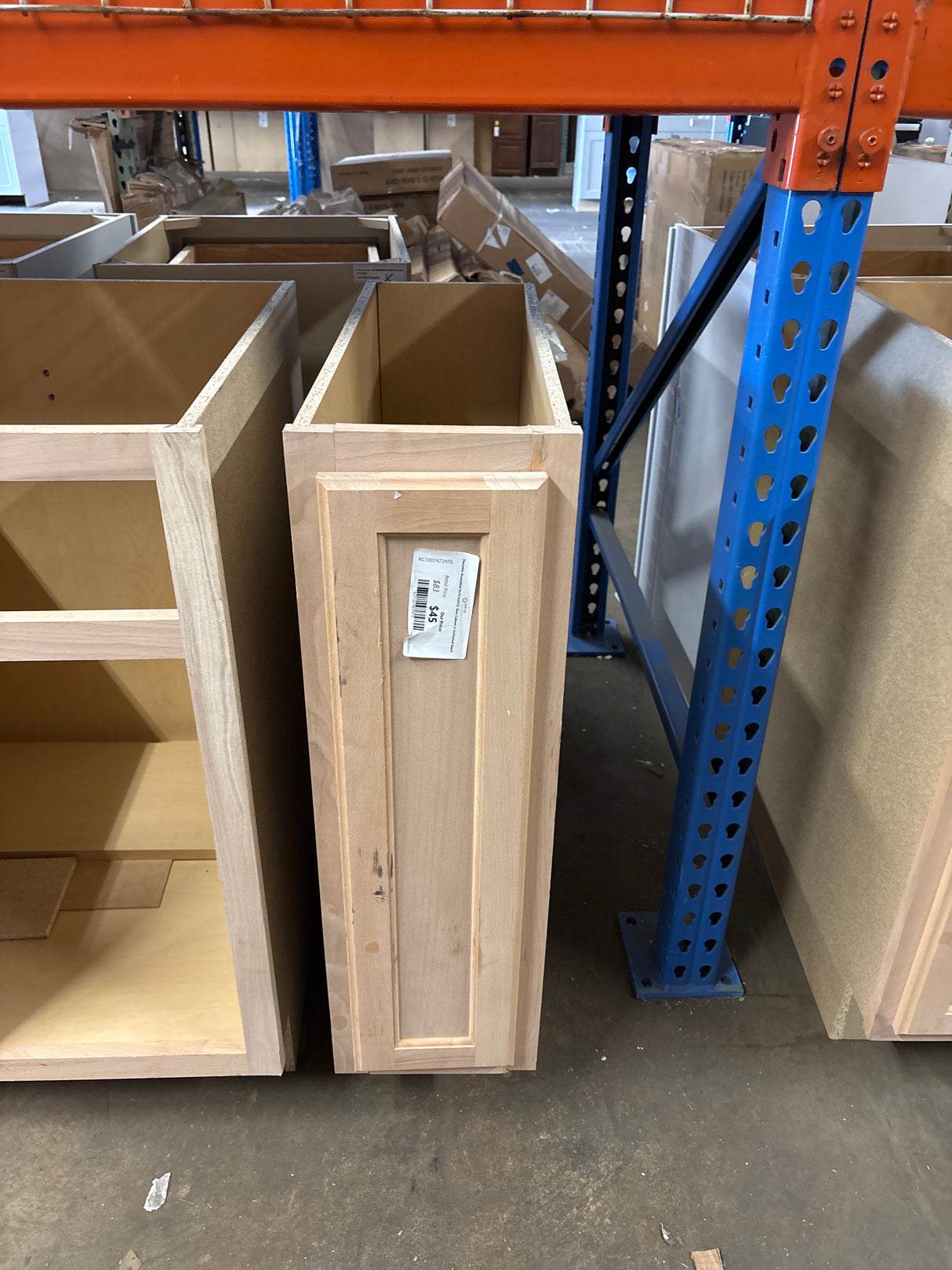 Hampton Assembled 9x34.5x24 in. Base Cabinet in Unfinished Beech