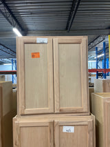 Recessed Panel 27 in. W x 12 in. D x 30 in. H Assembled Wall Cabinet in Unfinished