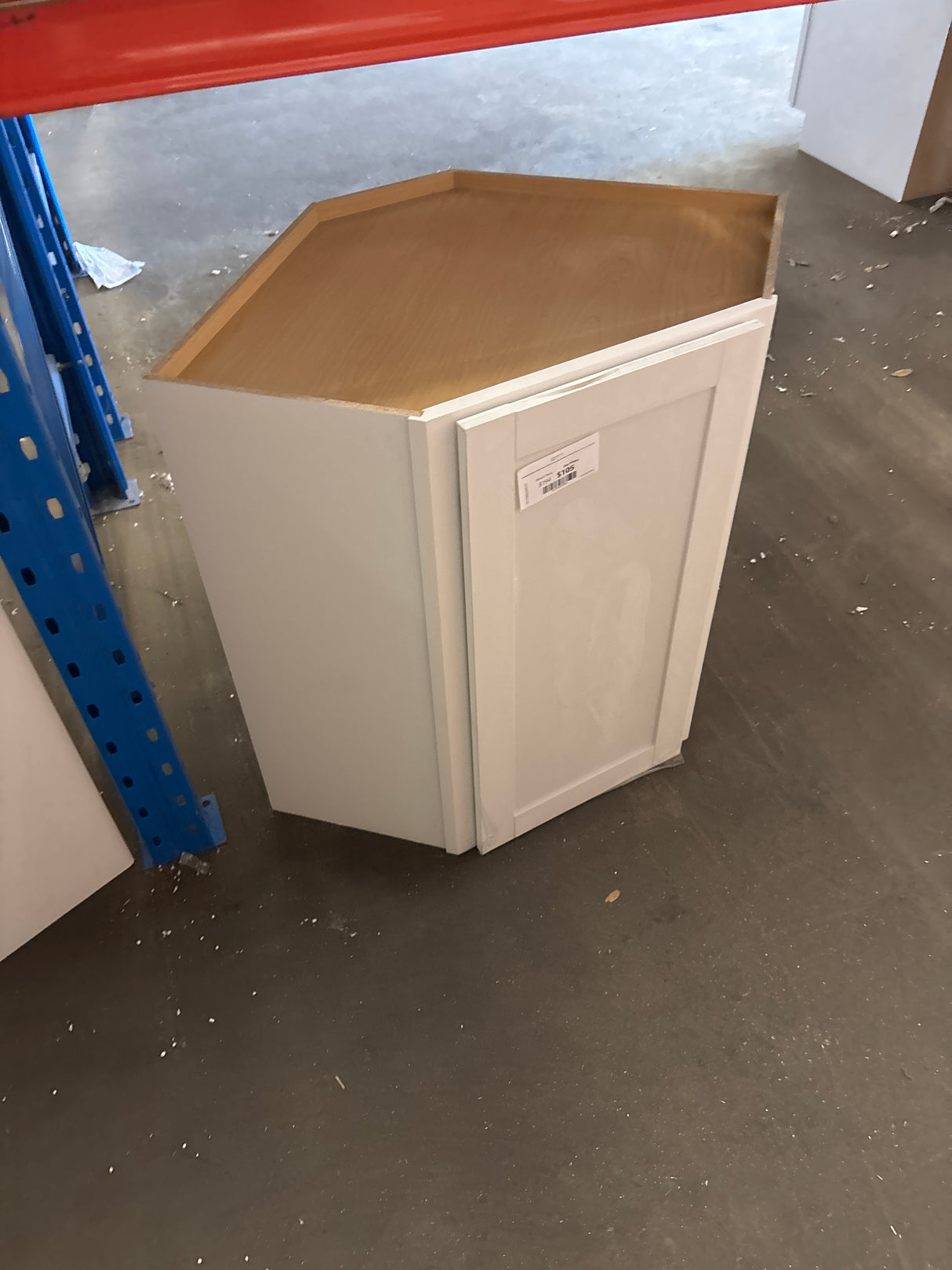Westfield Feather White Shaker Stock Corner Wall Kitchen Cabinet (24 in. W x 12 in. D x 30 in. H)